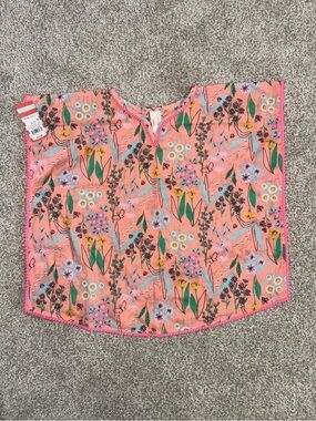 Cat & Jack Girls Floral Poncho Top – New With Tags (4T–5T)